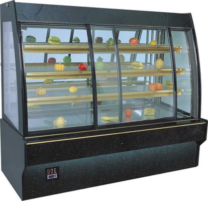 3 Layers Shelf 2m Air Cooled Cake Display Freezer