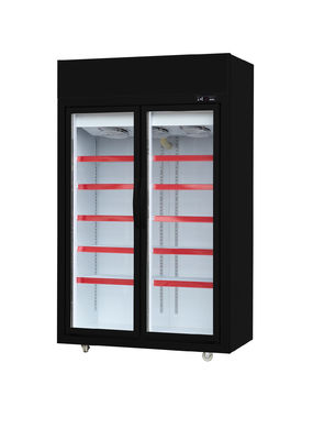 Fan Cooling Convenience Store Vertical Glass Door Freezer