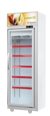 Fan Cooling Convenience Store Vertical Glass Door Freezer