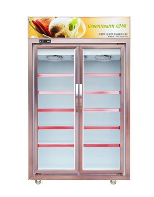 Fan Cooling Convenience Store Vertical Glass Door Freezer